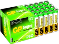 GP Batteries Super Alkaline AAA, Single-use battery, AAA, Alkalinsk, 1,5 V, 40 stykker, Flerfarget