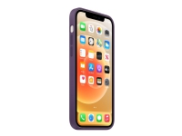 Apple - Beskyttelsesmuffe for mobiltelefon - med MagSafe - silikon - ametyst - for iPhone 12, 12 Pro