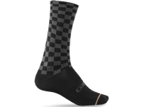 GIRO Socks GIRO COMP RACER HIGH RISE checkered peach size M (40-42)