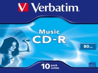 Verbatim Live It! - 10 x CD-R (80 min) 16x - CD-eske