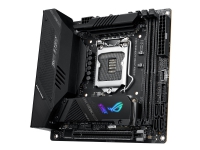 ASUS ROG STRIX Z590-I GAMING WIFI - Hovedkort - mini-ITX - LGA1200-sokkel - Z590 Chipset - USB-C Gen2, USB 3.2 Gen 1, USB 3.2 Gen 2, USB-C Gen 2x2 - 2.5 Gigabit LAN, Wi-Fi - innbygd grafikk (CPU kreves) - HD-lyd (8-kanalers)