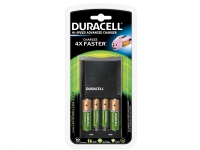 Duracell CEF27 - 0,75 t batterilader - (for 4xAA/AAA) 2 x AA-type - NiMH - 1300 mAh - med 2 x AAA NiMH 750 mAh ladbare batterier