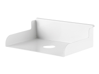 DELTACO Office - Filholder - 180 x 120 mm - matt hvit