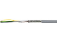 Multikabel, PVC, skærmet 4x0,75mm² LIYCY lysegrå 500V ring, kabeldiameter 7,2mm - (100 meter)