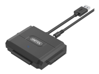 Unitek Y-3324 - Diskkontroller - 2.5, 3.5 - ATA / SATA 3Gb/s - USB 3.0 - svart