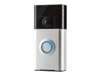 Ring Video Doorbell - IP-intercomstasjon - trådløs - 802.11b/g/n - 2.4 Ghz - satin-nikkel
