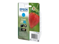 Epson 29XL - 6.4 ml - XL - cyan - original - blære med RF/lyd-alarm - blekkpatron - for Expression Home XP-235, 245, 247, 255, 332, 335, 342, 345, 432, 435, 442, 445, 455