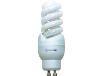 LightMe Energisparepære Energiklasse: G (A - G) GU10 93 mm 230 V 8 W = 44 W Varmhvid Spiralform 1 stk