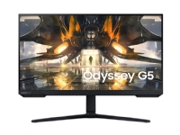 Samsung Odyssey G5 S32AG520PU - LED-skjerm - 32 - 2560 x 1440 QHD @ 165 Hz - IPS - 350 cd/m² - 1000:1 - DisplayHDR 400 - 1 ms - HDMI, DisplayPort - svart