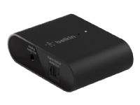 Belkin Soundform Connect Audio Adapter with AirPlay 2 - Trådløst lydadapter for mobiltelefon, digital spiller, nettbrett, smarthøyttaler - for AirPlay 2-aktiverte enheter - for Apple 10.2-inch iPad 10.5-inch iPad Air 10.9-inch iPad Air iPhone 11,