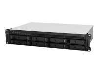 Synology RackStation RS1221RP+ - NAS-server - 8 brønner - kan monteres i rack - SATA 6Gb/s - RAID 0, 1, 5, 6, 10, JBOD, 5 hot spare, 6 hot spare, 10 hot spare, 1 aktiv reservedel - RAM 4 GB - Gigabit Ethernet - iSCSI støtte - 2U
