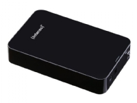 Intenso Memory Center - Harddisk - 6 TB - ekstern (stasjonær) - 3.5 - USB 3.0 - 5400 rpm - buffer: 32 MB - svart