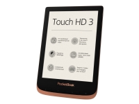 PocketBook Touch HD 3 - eBook-leser - 16 GB - 6 monokrom E Ink Carta (1072 x 1448) - berøringsskjerm - Bluetooth, Wi-Fi - pikant kobber