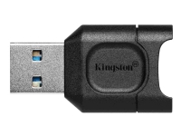 Kingston MobileLite Plus - Kortleser (microSD, microSDHC, microSDXC, microSDHC UHS-I, microSDXC UHS-I, microSDHC UHS-II, microSDXC UHS-II) - USB 3.2 Gen 1
