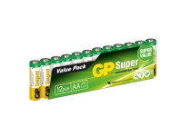 GP Batteries Super Alkaline 151034, Engangsbatteri, AA, Alkalinsk, 1,5 V, 12 stykker, Sylindriske