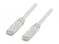 DELTACO - Koblingskabel - RJ-45 (hann) til RJ-45 (hann) - 3 m - UTP - CAT 6 - hvit