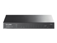 TP-Link TL-SG2210P 8-Port Gigabit Smart PoE Switch with 2 SFP Slots - Switch - Styrt - 8 x 10/100/1000 + 2 x SFP - stasjonær - PoE (53 W)