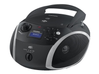 Grundig GRB 4000 BT DAB+ - Boomboks - svart/sølv
