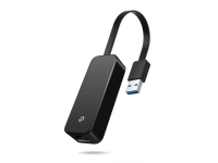 TP-LINK UE306, Koblet med ledninger (ikke trådløs), USB, Ethernet, 1000 Mbit/s, Sort