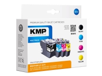 KMP MULTIPACK B58VX - 4-pack - Høy ytelse - svart, gul, cyan, magenta - kompatibel - blekkpatron (alternativ for: Brother LC3219XLM, Brother LC3219XLBK, Brother LC3219XLC, Brother LC3219XLY) - for Brother MFC-J5330, J5730, J5930, J6530, J6935 Busine
