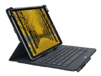 Logitech Universal Folio for 9-10 inch Tablets - Tastatur og folioveske - trådløs - Bluetooth 3.0 - Nordisk