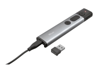 Trust Kazun Aluminium Wireless Presenter - Presentasjonsfjernstyring - 4 knapper - RF