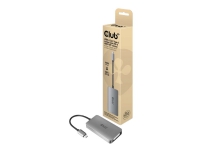 Club 3D - USB / DVI-kabel - dobbeltlenke - USB-C (hann) til DVI-D (hunn) - USB 3.2 Gen 1 - 24.5 cm - tommelklips, 4K-støtte