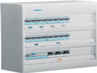 HAGER Gruppetavle GD313F 3 x 13 moduler med PE-klemme HxBxD: 500 x 250 x 103 mm IP 30, Hvid RAL 9010