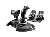 Thrustmaster T-Flight Full Kit X - Kontrollspak, gasspjeld og pedaler - kablet - for PC, Microsoft Xbox One, Microsoft Xbox Series S, Microsoft Xbox Series X
