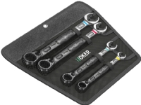 Wera Joker Switch Set, 10,13,17,19 mm, 1/4, Krom, Krom-molybden-stål, Krom, Blank