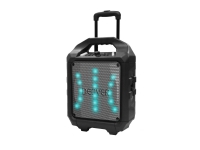 Denver TSP-505, 50 W, Trallebasert PA-system, Sort, LED, Ledning & Trådløs, AC, Batteri