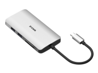 D-Link DUB-M810 - Dokkingstasjon - USB-C / Thunderbolt 3 - HDMI - GigE