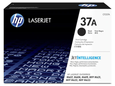 HP Toner 37A Sort