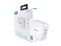 CHOETECH OPLADER 2 X USB-C GAN 100W HVID PD6008