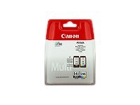 Canon PG-545 / CL-546 Multipack - 2-pack - 8 ml - svart, farge (cyan, magenta, gul) - original - blekkpatron - for PIXMA TR4551, TR4650, TR4651, TS3350, TS3351, TS3352, TS3355, TS3450, TS3451, TS3452