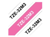 Brother TZe-32M3 Multipack - 3 cassette(s) laminert teip - for P-Touch PT-1005, 1010, 1080, 1280, 1290, 2030, 2470, 2730, 3600, E100, E550, H101, H75