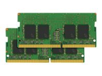Crucial - DDR4 - sett - 32 GB: 2 x 16 GB - SO DIMM 260-pin - 2400 MHz / PC4-19200 - CL17 - 1.2 V - ikke-bufret - ikke-ECC