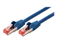 Nedis - Nettverkskabel - RJ-45 (hann) til RJ-45 (hann) - 20 m - SFTP - CAT 6 - formstøpt, rund - blå