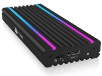 ICY BOX IB-1824ML-C31, SSD-kabinett, M.2, PCI Express 3.0, 10 Gbit/s, USB-tilkobling, Svart