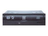 LiteOn iHAS324 - Platestasjon - DVD±RW (±R DL) / DVD-RAM - 24x24x12x - Serial ATA - intern - 5.25 - svart