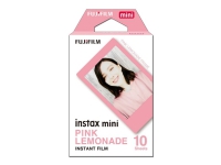Fujifilm Instax Mini Pink Lemonade - Hurtigvirkende fargefilm - instax mini - ISO 800 - 10 eksponeringer