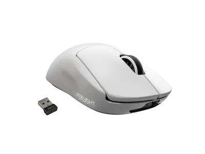 Logitech PRO X SUPERLIGHT trådløs gamingmus hvit