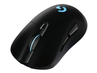 Logitech Wireless Gaming Mouse G703 LIGHTSPEED with HERO 16K Sensor - Mus - optisk - 6 knapper - trådløs, kablet - USB, LIGHTSPEED - Logitech LIGHTSPEED-mottaker