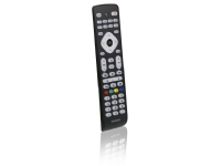 Philips Perfect replacement Universell fjernkontroll SRP2018/10, Kabel, DVD/Blu-ray, DVR, SAT, TV, VCR, IR Kabelfri, Trykknapper, Svart