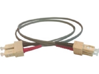 OPTIFAB Patchkabel SC-SC 62,5/125 OM1 multimode, duplex, længde: 2,0 meter, farve: grå med LSZH kappe.