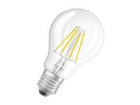 OSRAM BASE CLASSIC A - LED-lyspære - form: A60 - klar finish - E27 - 4 W (ekvivalent 40 W) - klasse E - varmt hvitt lys - 2700 K - blank (en pakke 2)