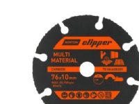 Diamantklinge 76x10,0mm - Norton Clipper multifunktionel t/tørskæring i mange mat.