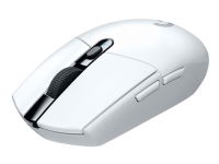 Logitech G G305 - Mus - optisk - 6 knapper - trådløs - LIGHTSPEED - USB trådløs mottaker - hvit