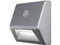 LEDVANCE NIGHTLUX® Stair L 4058075260757 LED-natlampe med bevægelsessensor Rektangulær LED (RGB) Neutralhvid Sølv
