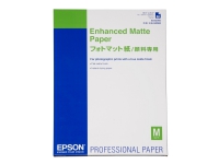 Epson Enhanced Matte - Matt - 260 mikroner - A2 (420 x 594 mm) - 192 g/m² - 50 ark papir - for SureColor P5000, SC-P7500, P900, P9500, T2100, T3100, T3400, T3405, T5100, T5400, T5405